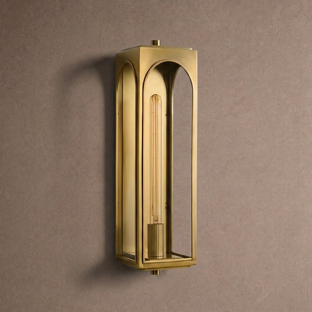 Portico Outdoor Wall Sconce - 24"Brasscasivra