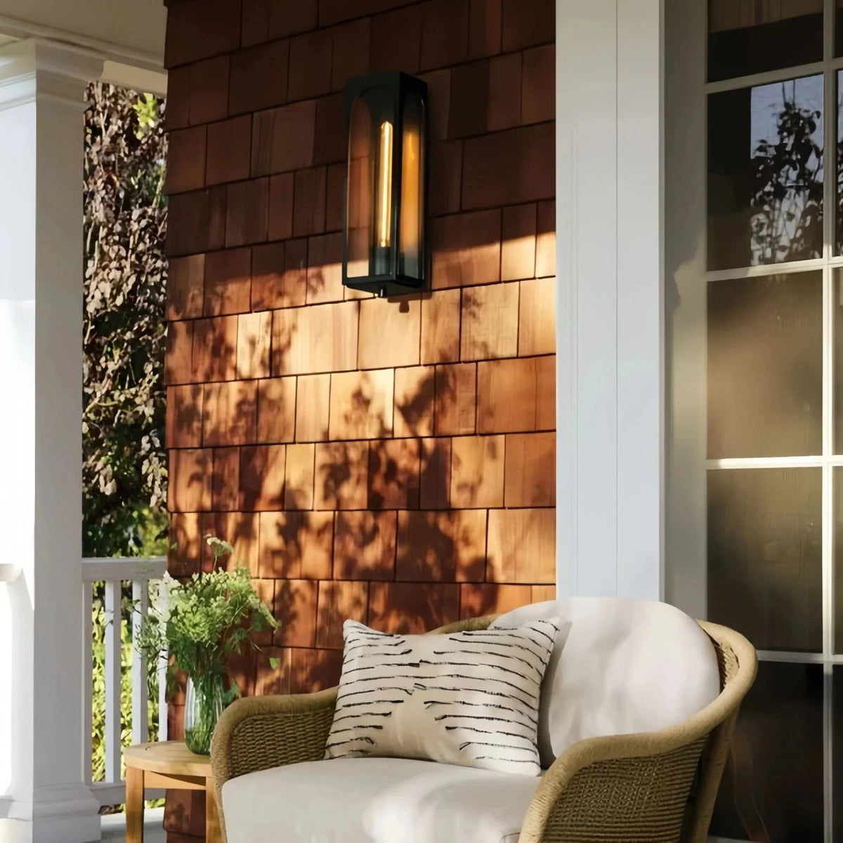Portico Outdoor Wall Sconce - 24"Brasscasivra