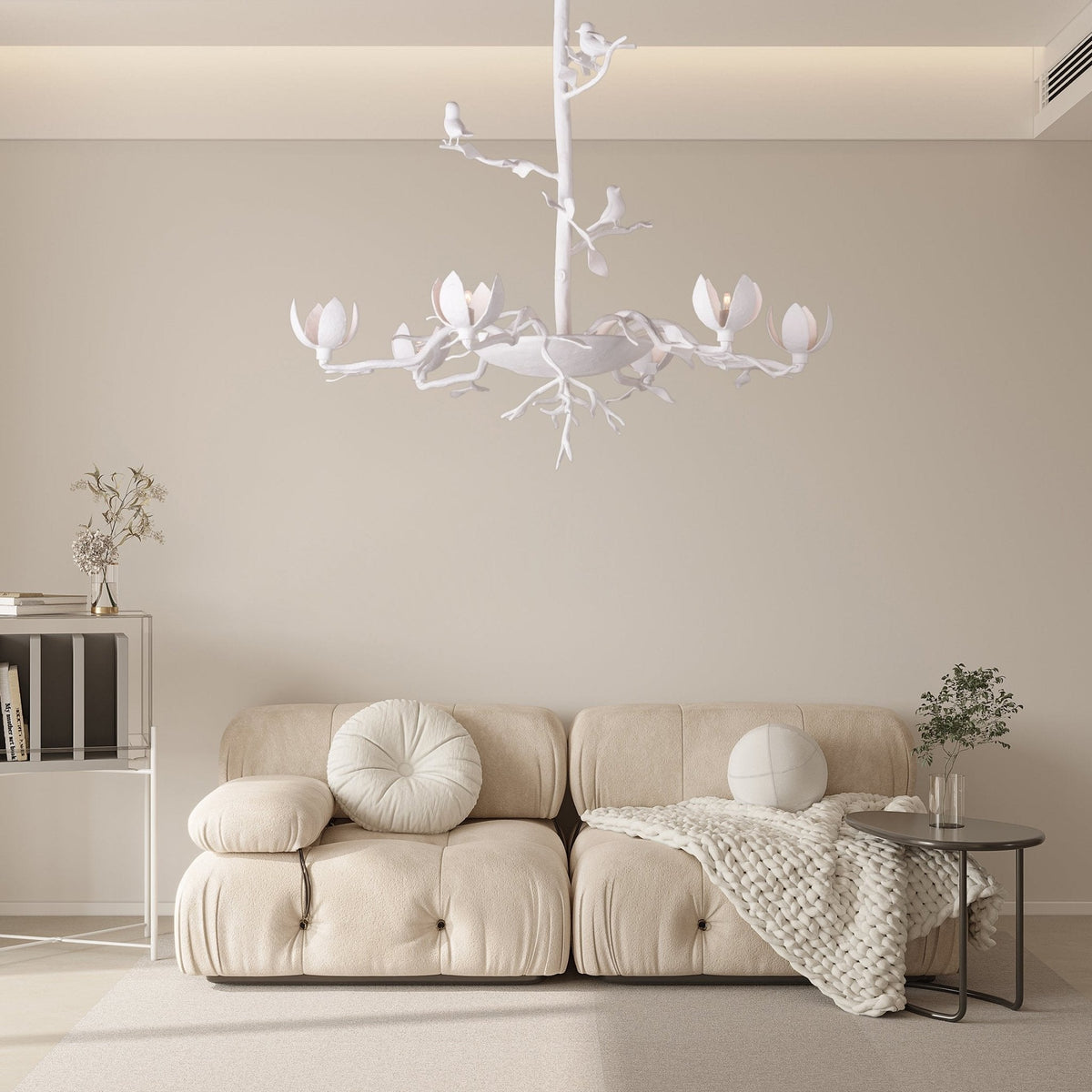 Passera Chandelier - ∅ 35.4″ x H 34.6″Whitecasivra