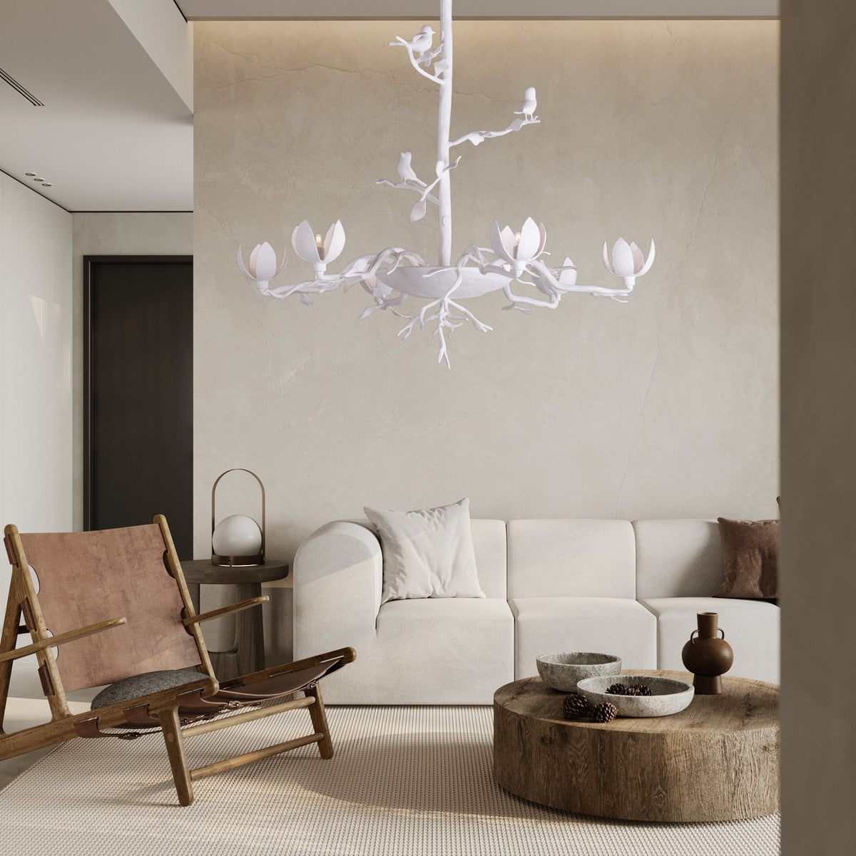 Passera Chandelier - ∅ 35.4″ x H 34.6″Whitecasivra