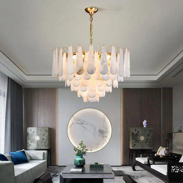 Patra Alabaster Chandelier Light - 21.6" x 17" / 55 x 43cmcasivra