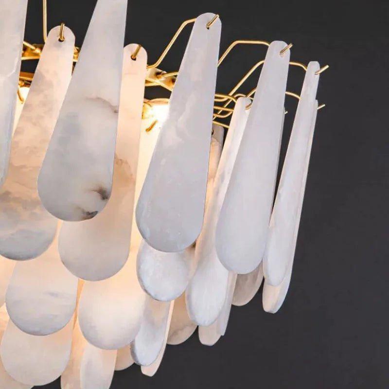 Patra Alabaster Chandelier Light - 21.6" x 17" / 55 x 43cmcasivra