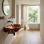 Modern Wooden Live Edge Wood Basin For High End Furniture Decor