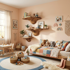 Modern Wooden Mushroom Shelf For Entryway Furniture And Wall Decor