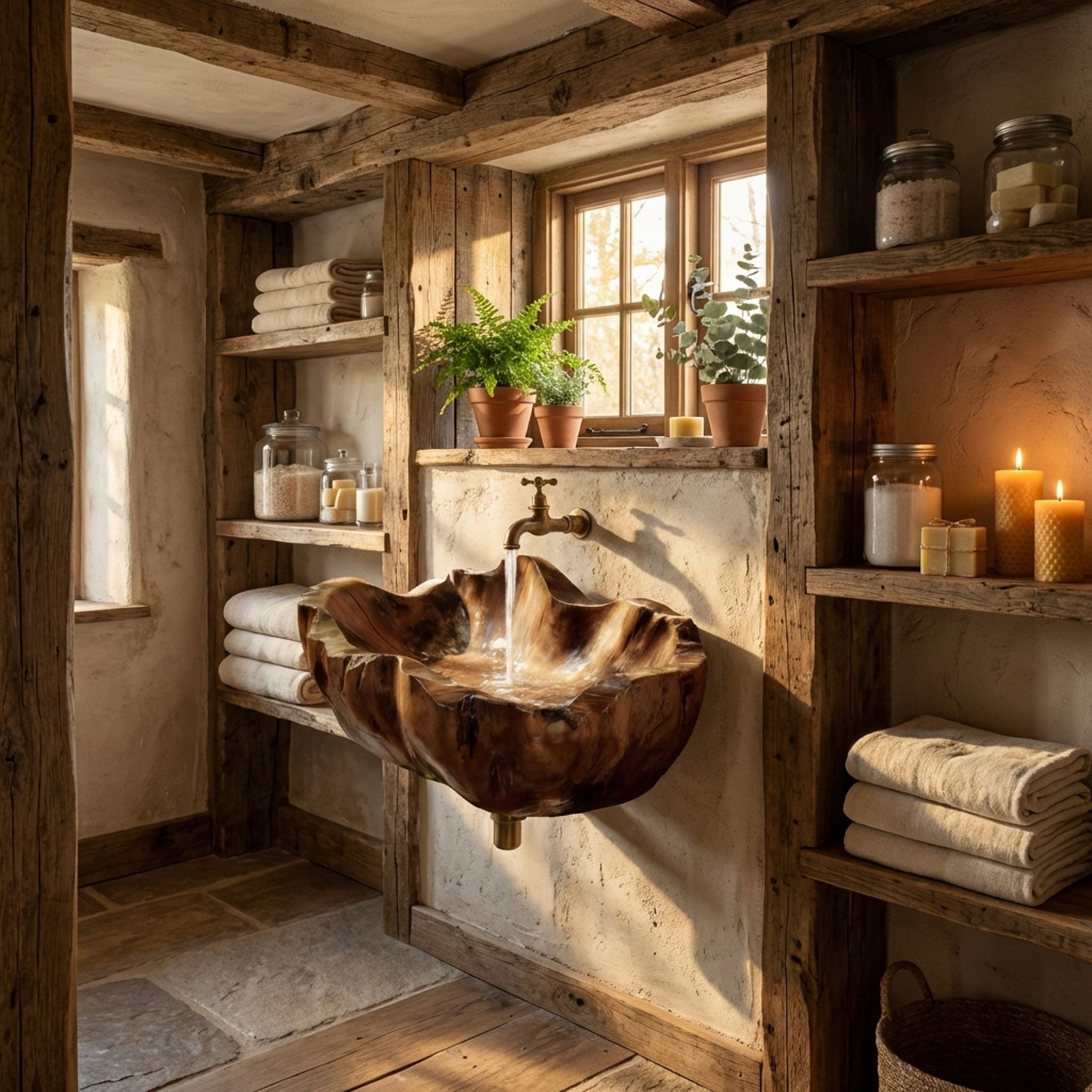 Modern Solid Wood Wash Basin For Luxury Bedroom Furniture Decor