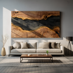 Handcrafted Solid Wood Wall Art For Bedroom Decor