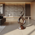 Farmhouse Abstract Sculpture For Garden Outdoor Accent