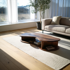 Handcrafted Solid Wood Coffee Table For Living Room Accent