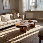 Modern Wooden Live Edge Coffee Table For Furniture Decor