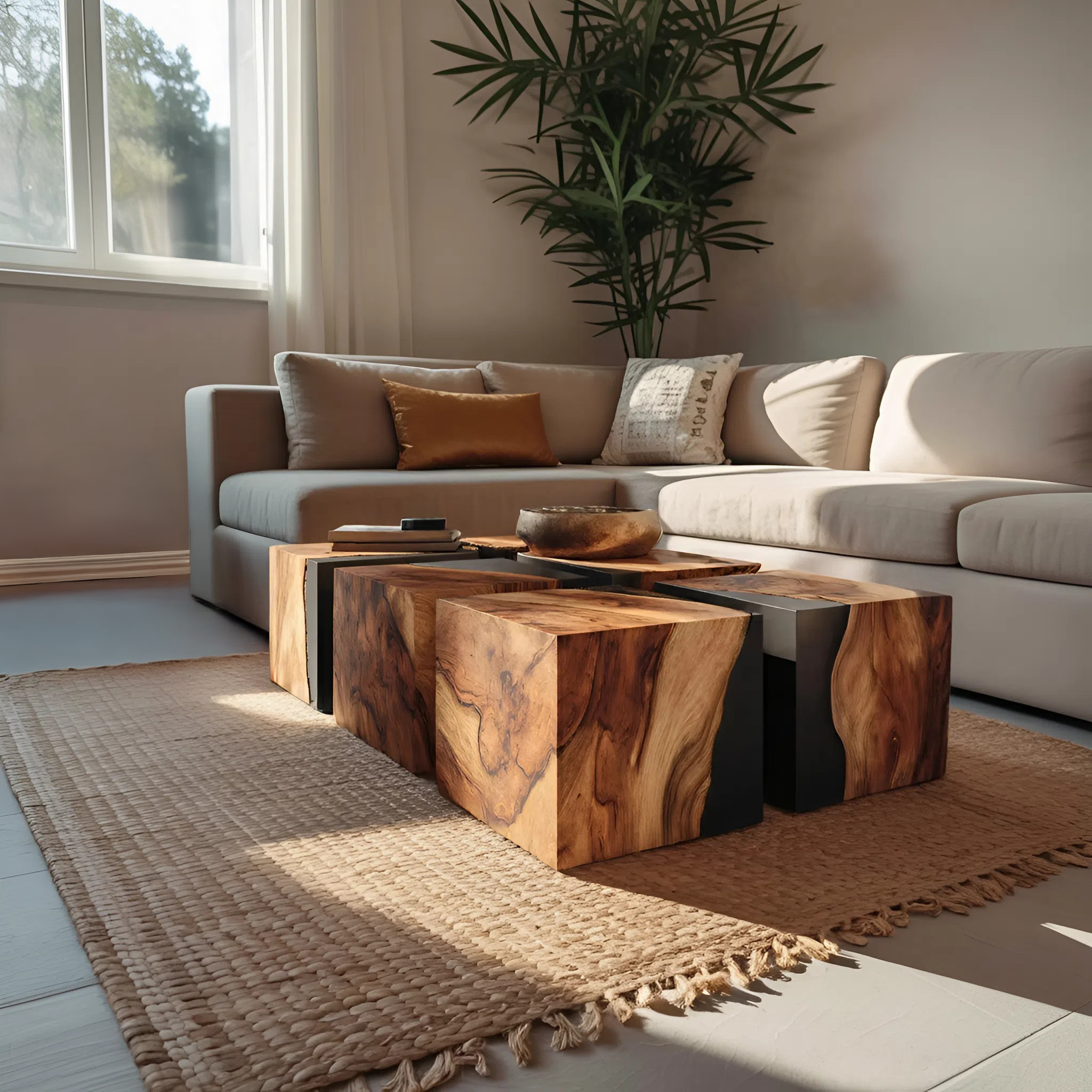 Modern Low Coffee Table For Small Living Room Spaces