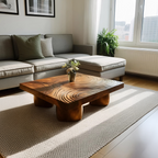 Modern Handcrafted Abstract Coffee Table For Living Room Decor