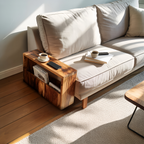 Modern Live Edge Side Table For Furniture Decoration