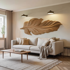 Organic Sculpture Leaf Wall Art For Living Room Or Bedroom