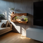 Wall Mounted Aquarium Frame For Living Room And Office