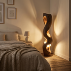 Organic Sculptural Floor Lamp For Modern Living Room