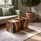 Farmhouse Low Coffee Table For Cozy Living Room Design