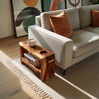 Mid Century Wooden Side Table For Living Room Decor