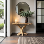 Handcrafted Live Edge Entryway Table For Furniture Decor And Style