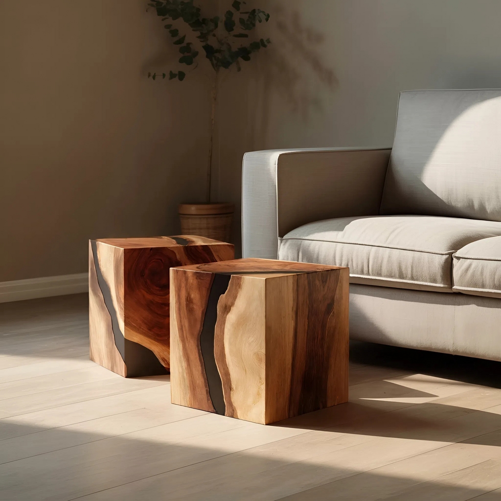 Handcrafted Low Coffee Table For Modern Furniture Decor