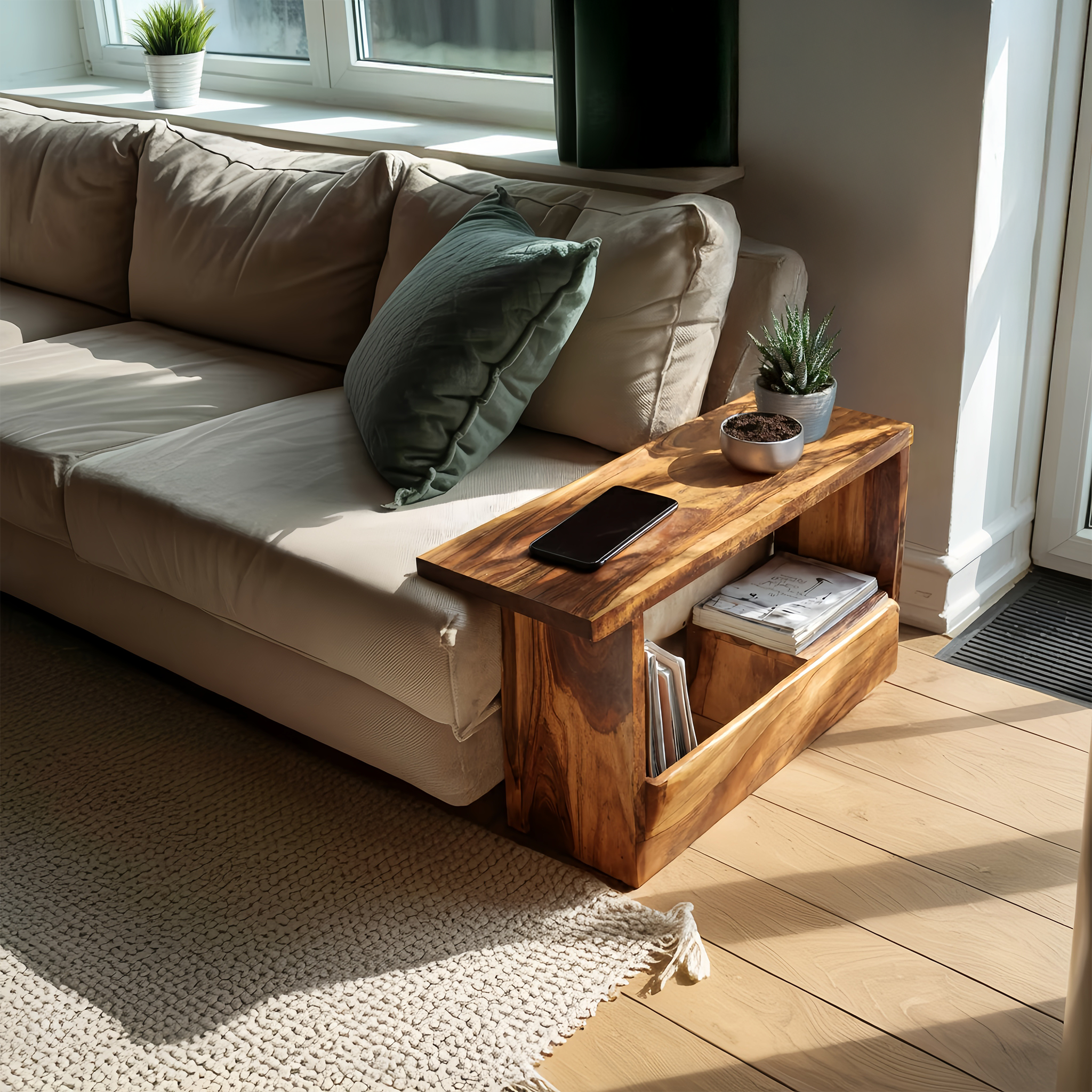 Mid Century Modern Side Table For Living Room Design