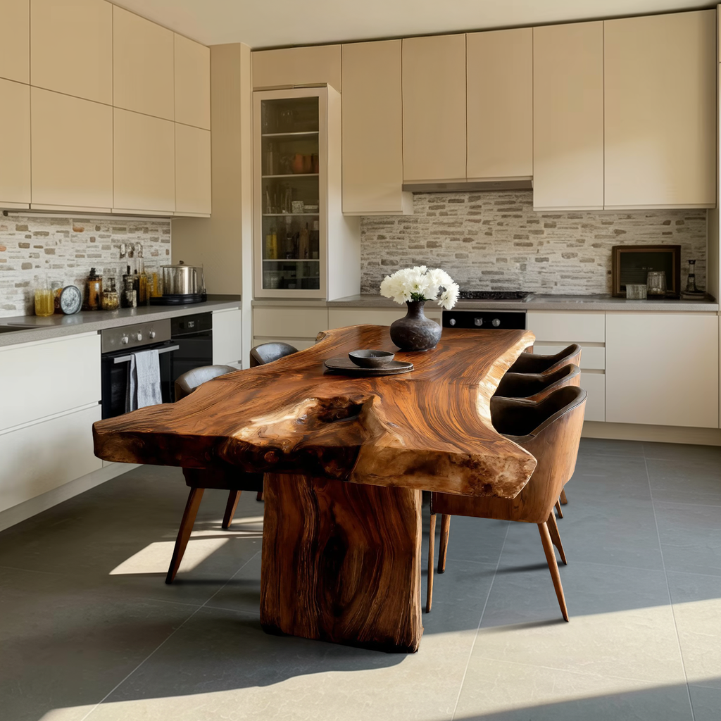 Modern Dining Table Perfect For Family Meals And Entertainment