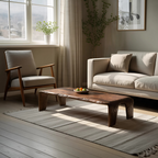 Farmhouse Handcrafted Live Edge Table For Living Room Decor