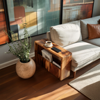 Modern Live Edge Side Table For Furniture Decoration
