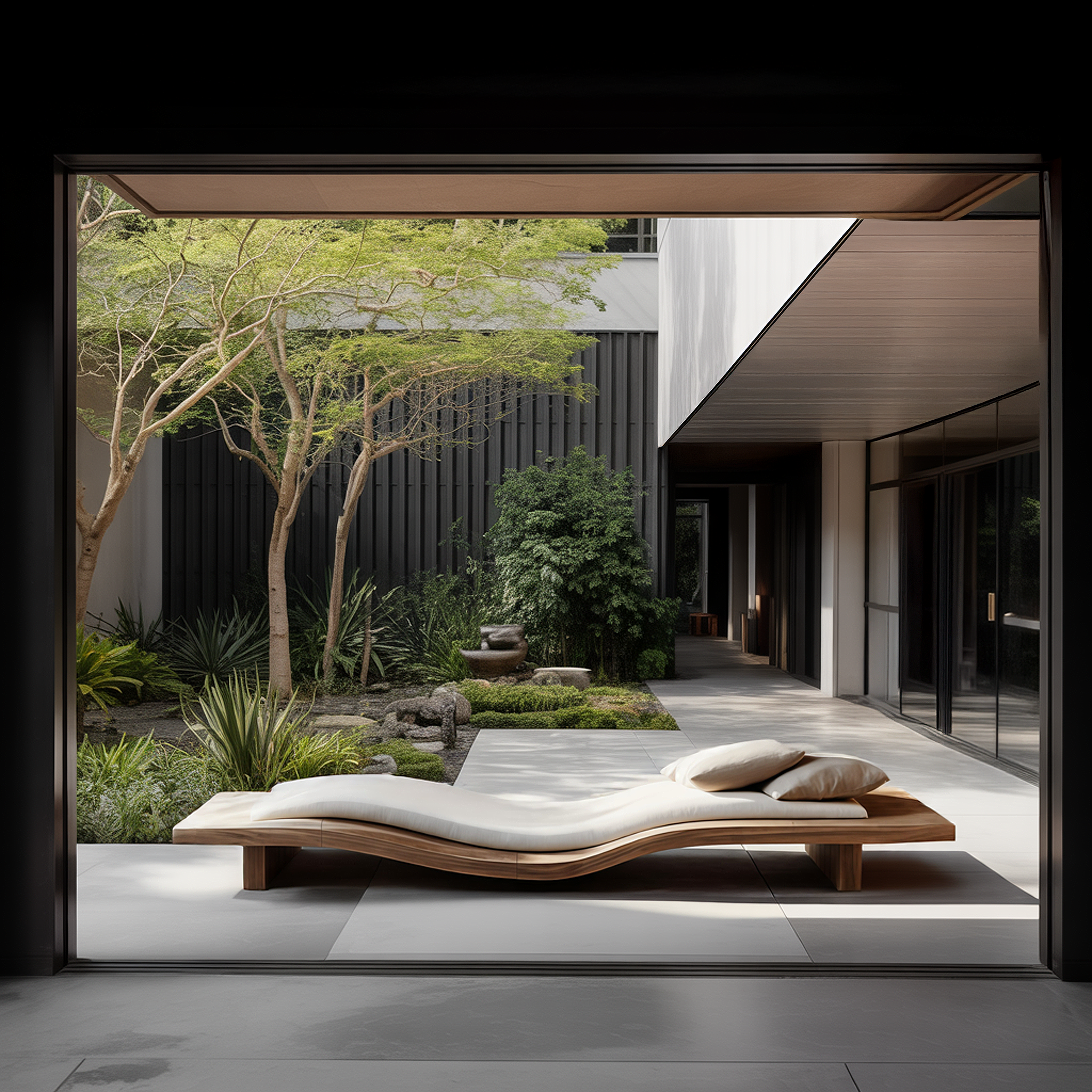 Rustic Farmhouse Wooden Daybed For Entryway Furniture Decoration