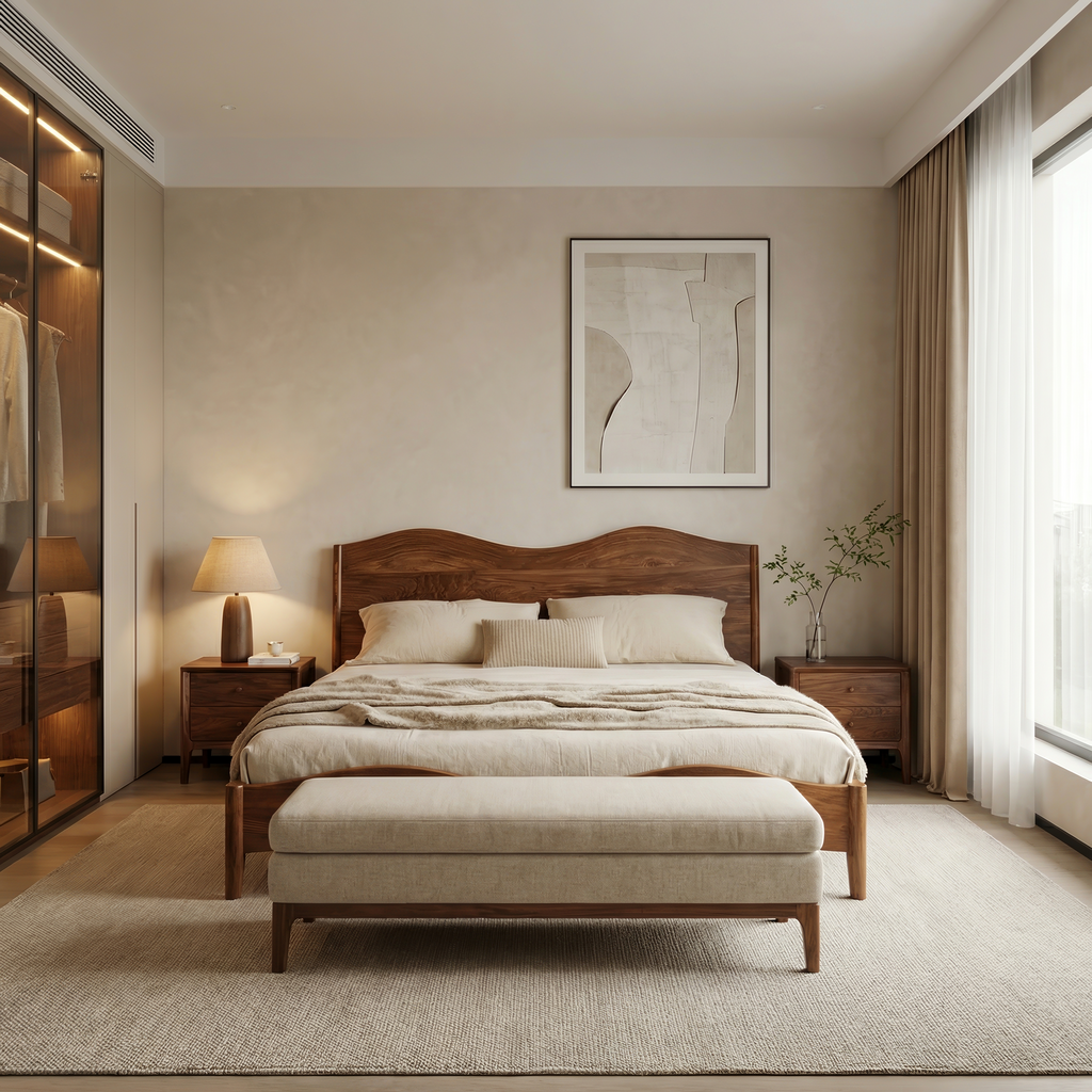 Luxury Set Headboard And Bed Frame For Bedroom