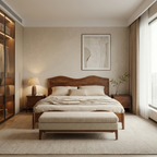 Luxury Set Headboard And Bed Frame For Bedroom
