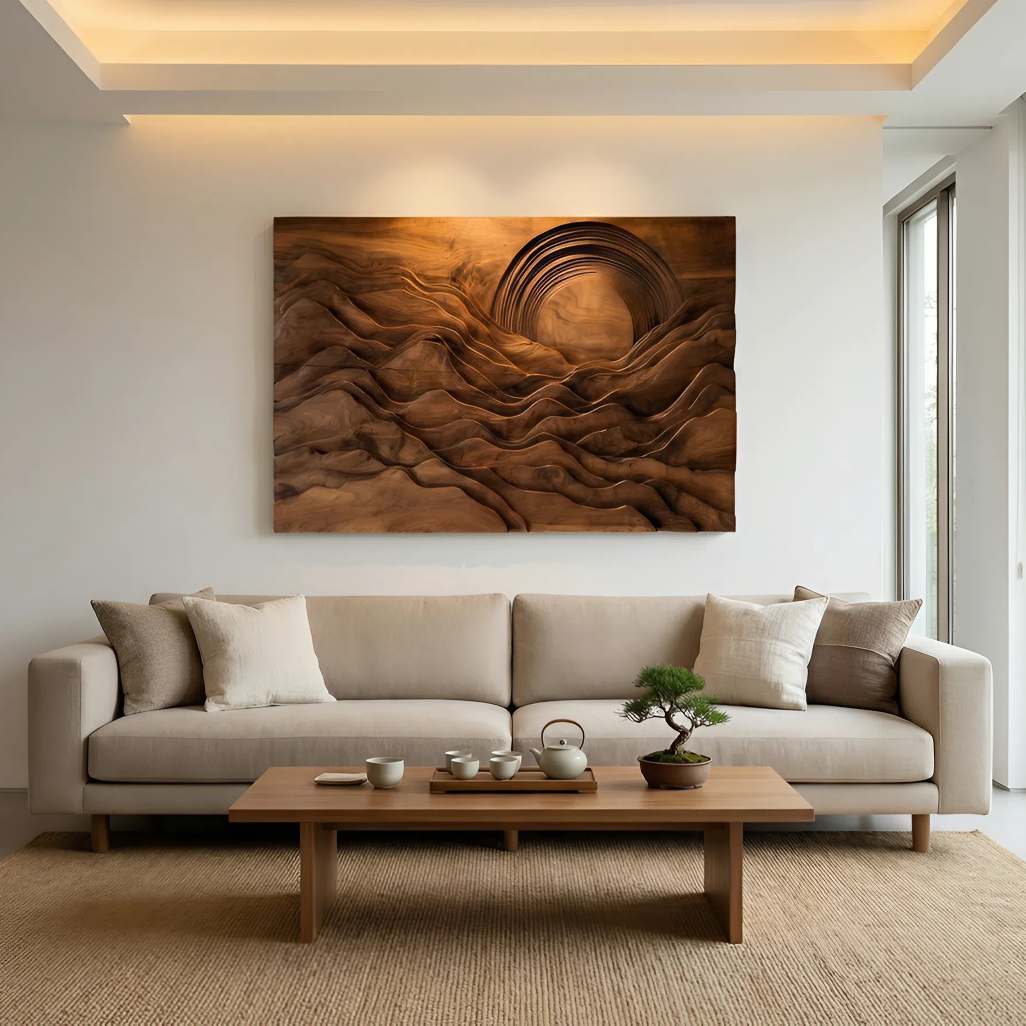 Handcrafted Wall Sculpture For Modern Home Interior