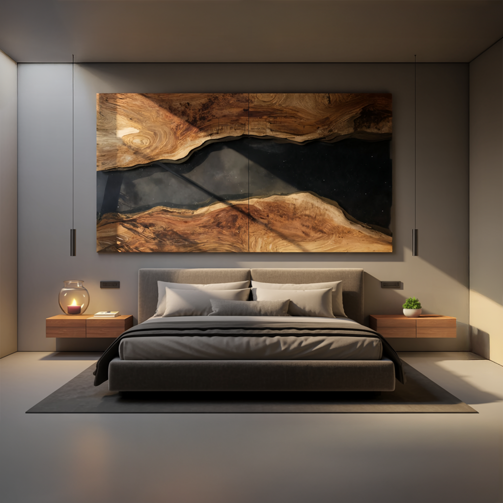 Farmhouse Solid Wood Wall Sculpture For Living Room