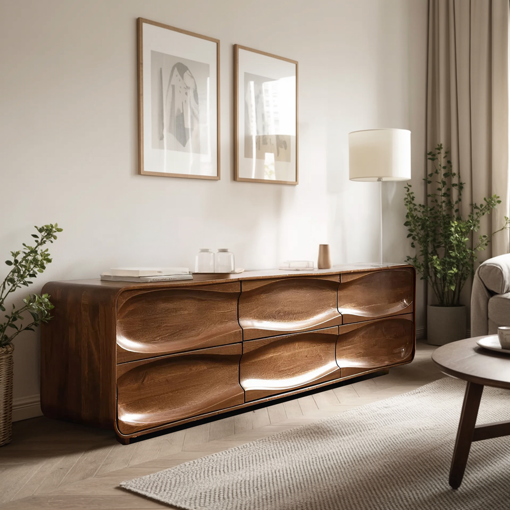 Handcrafted Storage Cabinet For Living Room