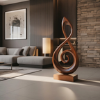 Rustic 3D Wood Art For Living Room Handmade Wall Panel