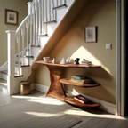 Modern Solid Wood Entryway Table For Home Organization