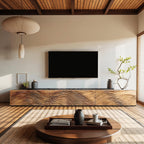 Handcrafted TV Console For Living Room Decor