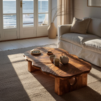 Farmhouse Handcrafted Abstract Coffee Table For Living Room