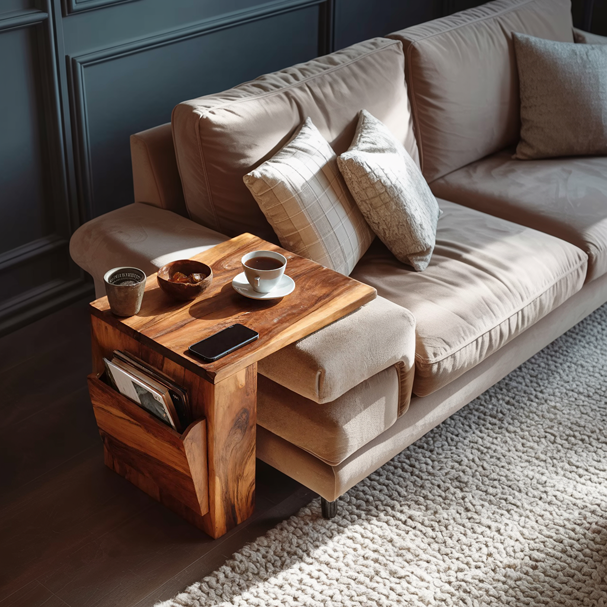 Farmhouse Modern Wooden Armrest For Furniture Design