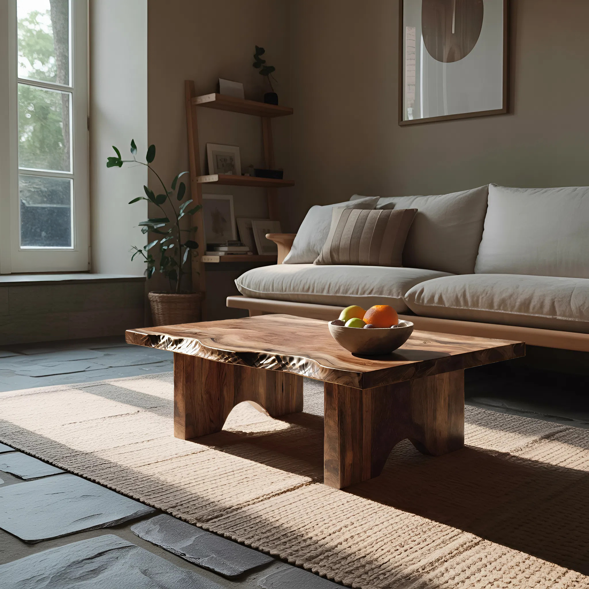 Modern Irregular Abstract Coffee Table For Entryway Decor