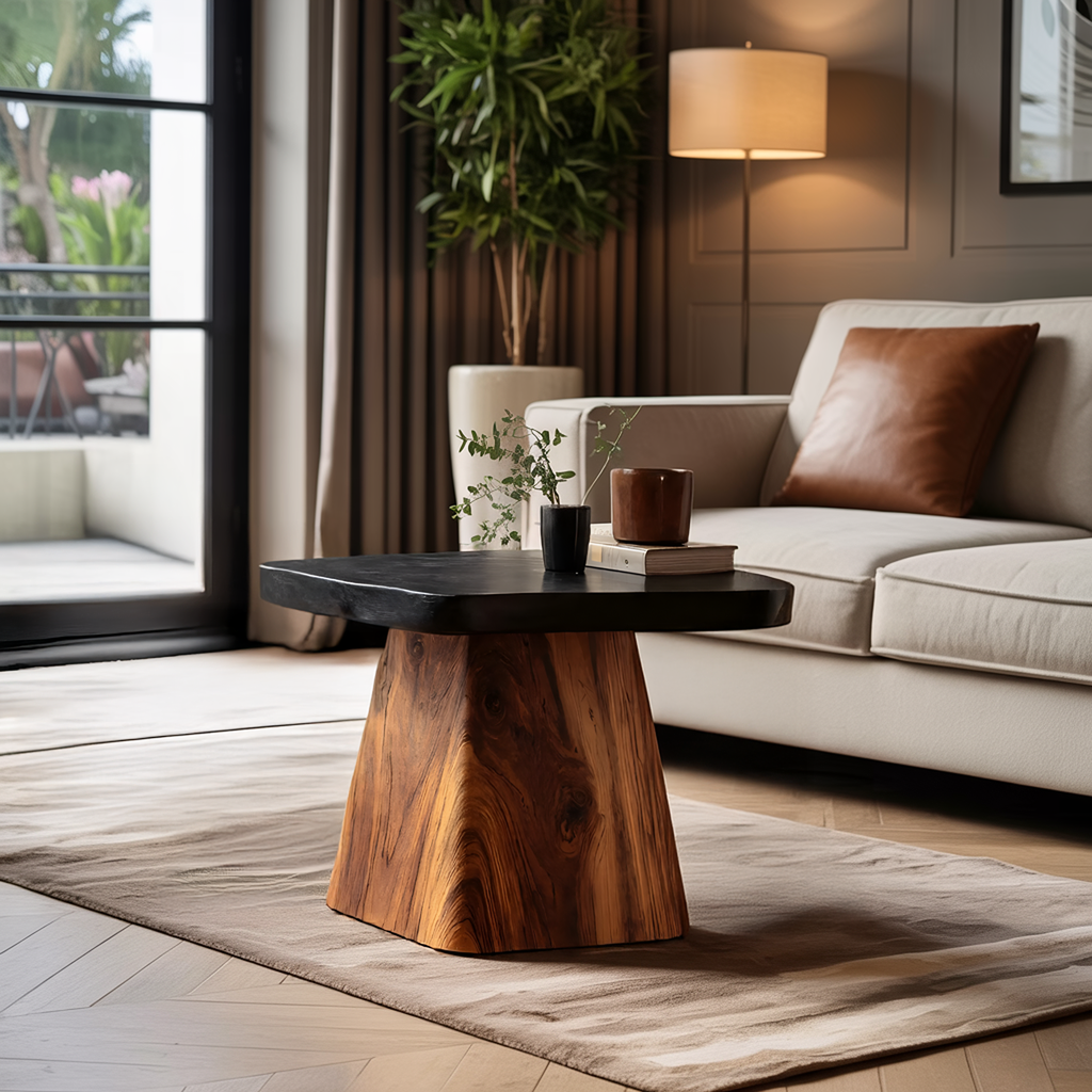 Mid Century Wooden Side Table For Furniture Decor Refresh