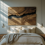 Modern Rectangular Wooden Wall Art For Home Decor