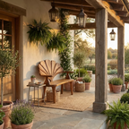 Rustic Live Edge Entryway Bench For Home Seating Area