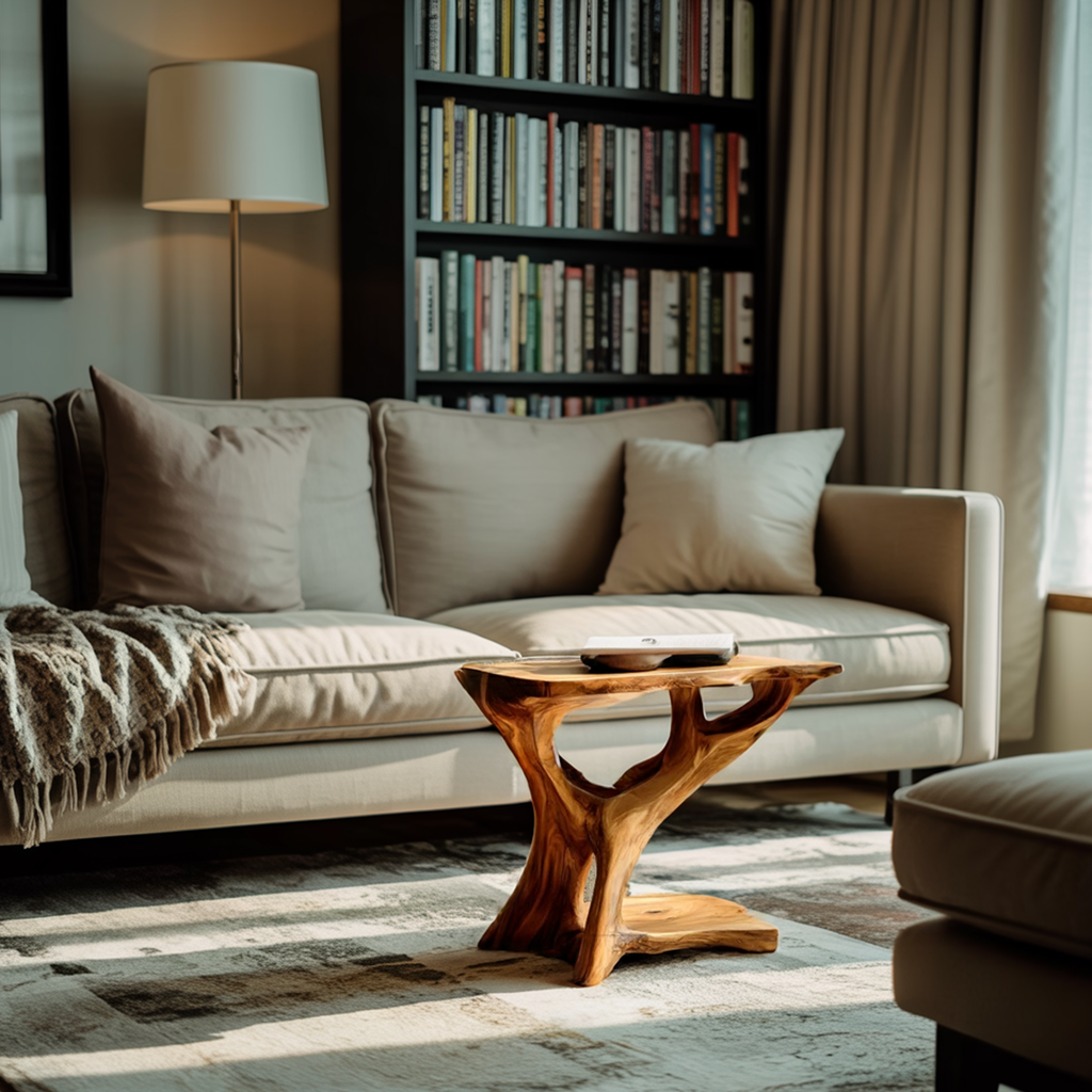 Modern Side Table Tree Shape Design For Home