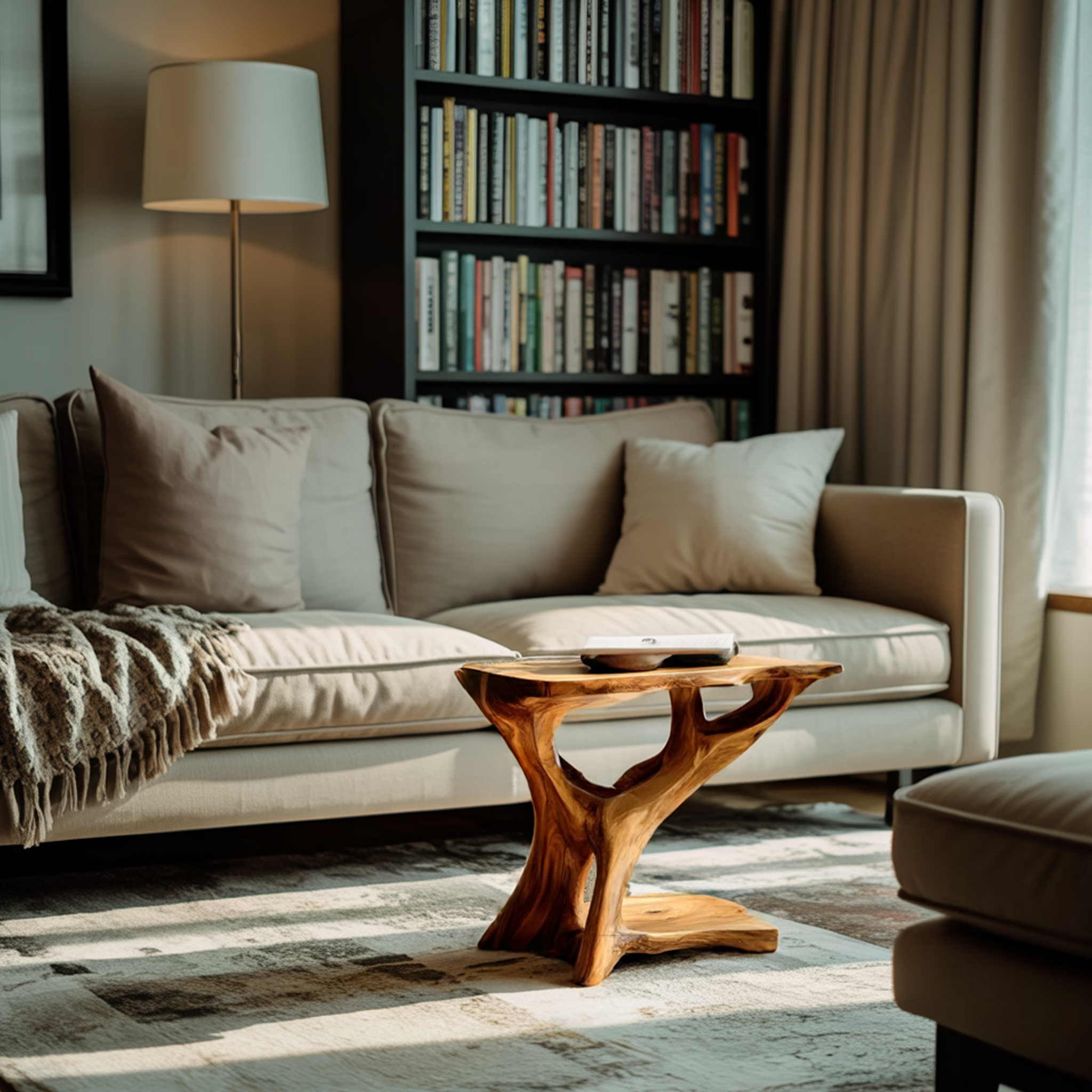 Modern Side Table Tree Shape Design For Home