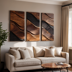 Farmhouse Rectangular Wooden Wall Art For Bedroom Decor