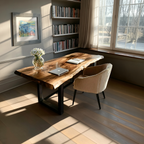 Farmhouse Solid Wood Desk For Classic Decor