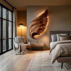 Organic Wing Wall Art Sculpture For Luxury Interior Decor