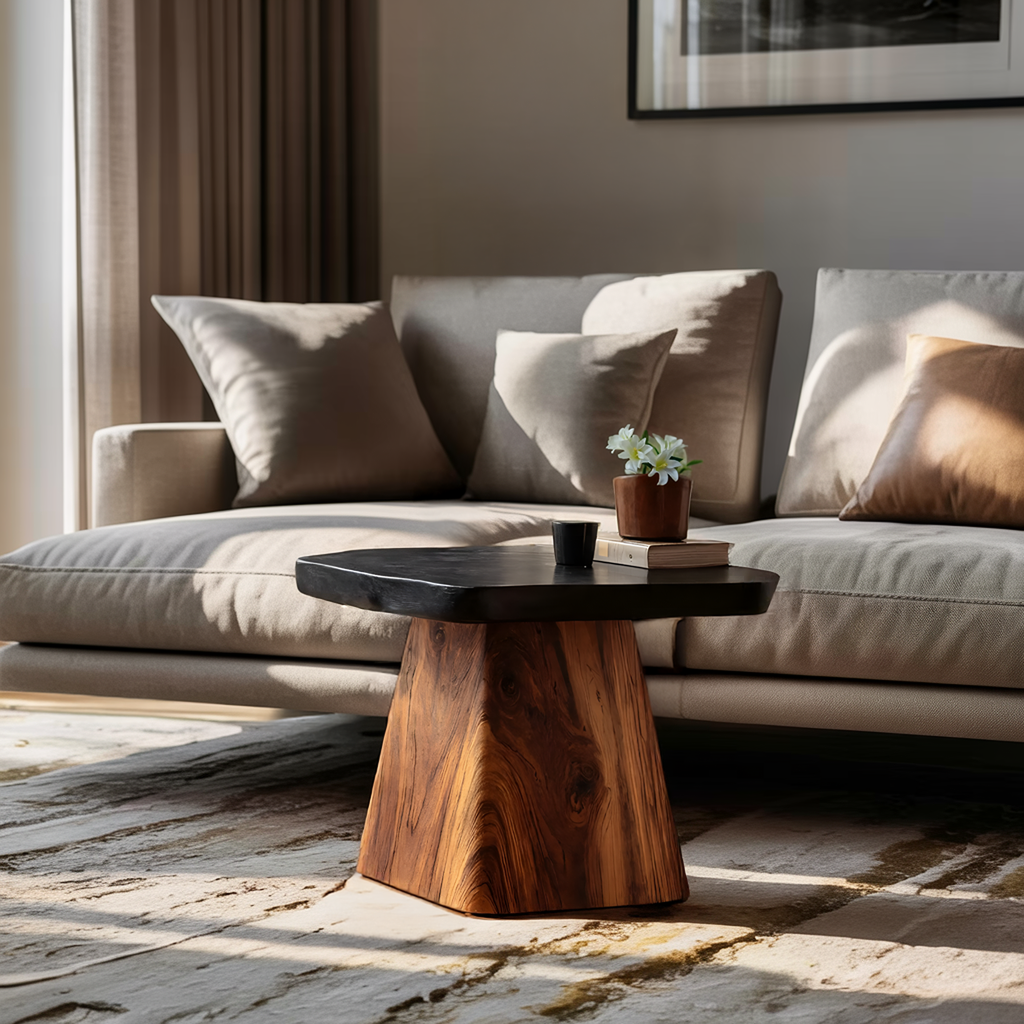 Mid Century Wooden Side Table For Furniture Decor Refresh