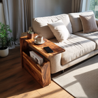 Mid Century Wooden Armrest For Home Furniture Decor
