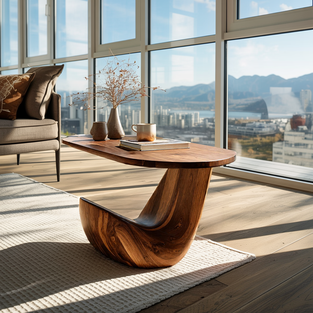 Farmhouse Live Edge Side Table For Vintage Furniture Vibe